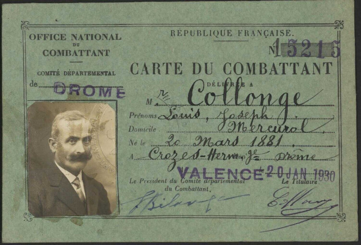 Collonge, Louis Joseph