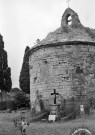 Le Pègue.- L'abside de la chapelle Sainte-Anne quartier des Prieurs.