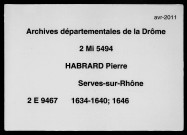 23 juillet 1634-19 mai 1646