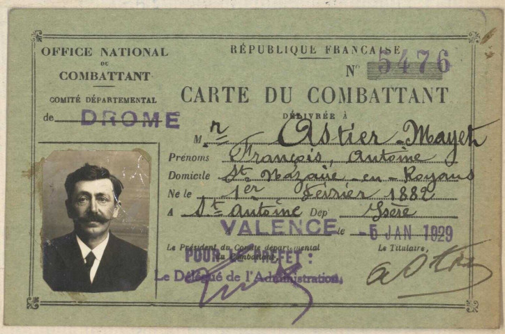 Astier-Mayet, François Antoine