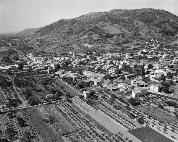 Erôme. - Vue aérienne du village