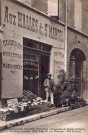 Carte publicitaire du commerce d'Auguste Buis "aux Halles de Saint-Marcel", rue Camille Buffardel.