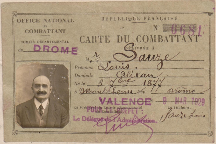 Sauze, Louis Flavien