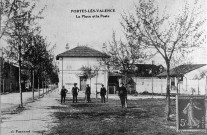 Portes-lès-Valence.- La poste, réalisation de l'architecte M. Allingry en 1912.