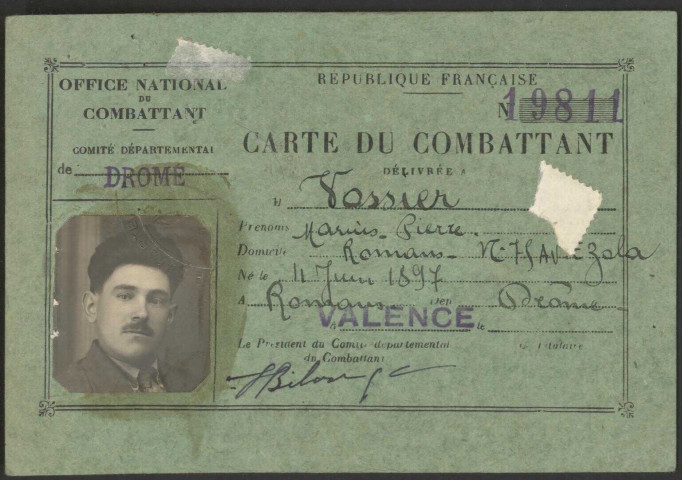 Vossier, Marius Pierre