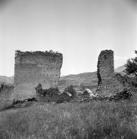 Bourdeaux.- Ruines du château.