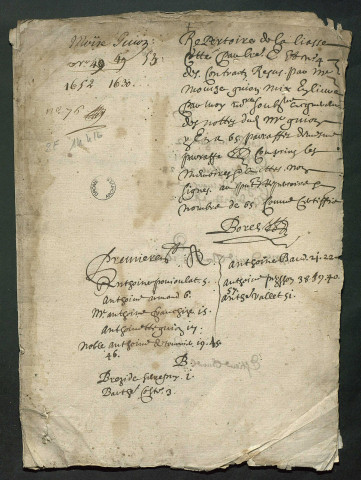 août 1630-septembre 1652