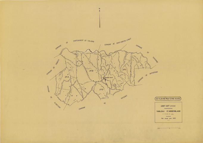 Tableau d'assemblage. 1935.