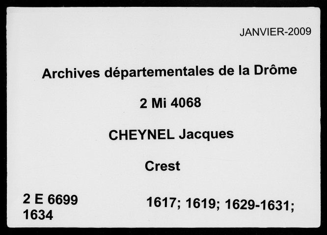 14 mai 1617-10 juin 1634