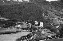 Saint-Sauveur-Gouvernet. - Vue du château de Gouvernet.