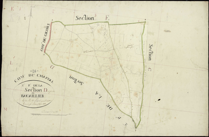 Section D1, Bacaillier.