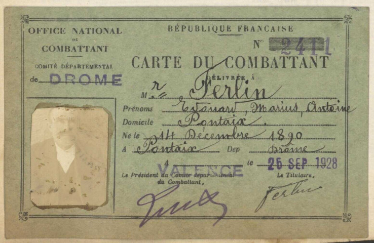 Ferlin, Édouard Marius Antoine