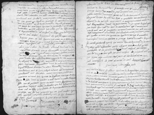 Naissances (1793-an VIII).