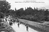 La course pédestre de la fête de la Saint-Ferréol, route d'Aoûste-sur-Sye.