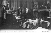 Maurice Faure (1850-1919) ministre de l'Instruction Publique et des Beaux-Arts.