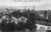 Bourg-lès-Valence.- Vue du site de la Cartoucherie.
