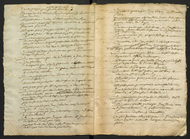 Répertoires annuels (1660-1675).