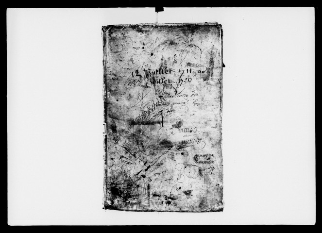 Répertoire général des livres A-D (12 juillet 1711-25 juillet 1720).