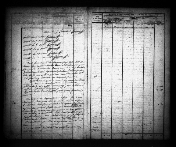 5 frimaire an VIII - 30 nivôse an IX