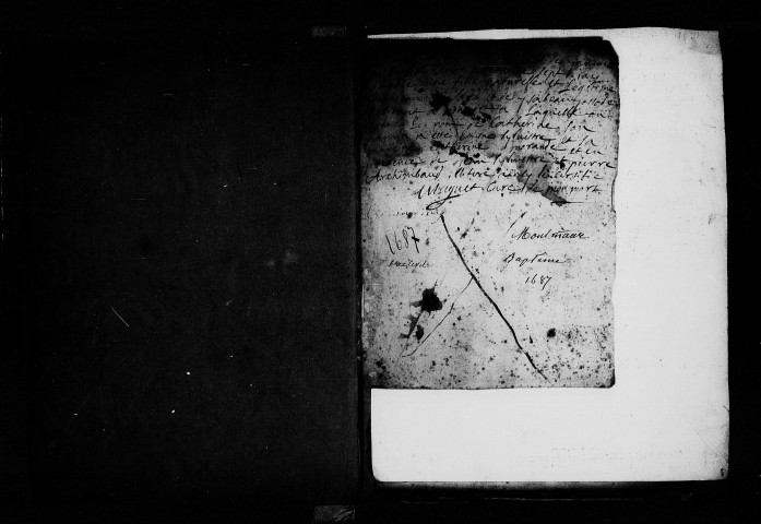 Baptêmes, mariages, sépultures (1687-1792).