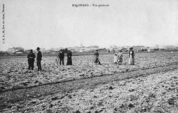 Malissard.- Vue générale du village.