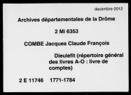 Répertoire général des livres A-O (9 septembre 1771-31 décembre 1784).