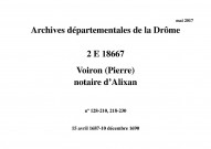 15 avril 1687-10 décembre 1690