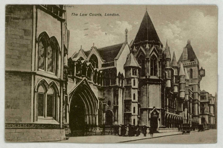 CPAS de Londres montrant l'endroit où elle a divorcé.