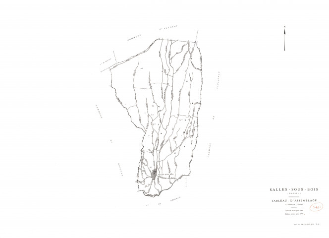 Tableau d'assemblage. 1988.