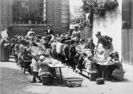 Many (Moselle).- Cantine scolaire.