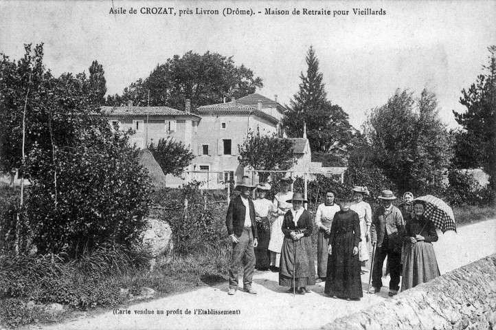 Maison de retraite Cauzid rue du Perrier, quartier de Crozat.