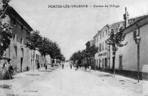 Portes-lès-Valence.- L'actuelle rue Jean Jaurès.