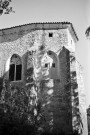 Montjoux. - La façade sud de la chapelle du château.