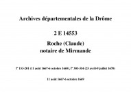 11 août 1669-9 juillet 1670
