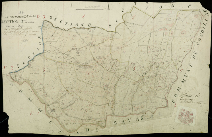 Section D, Village (le). Village (agrandissement).