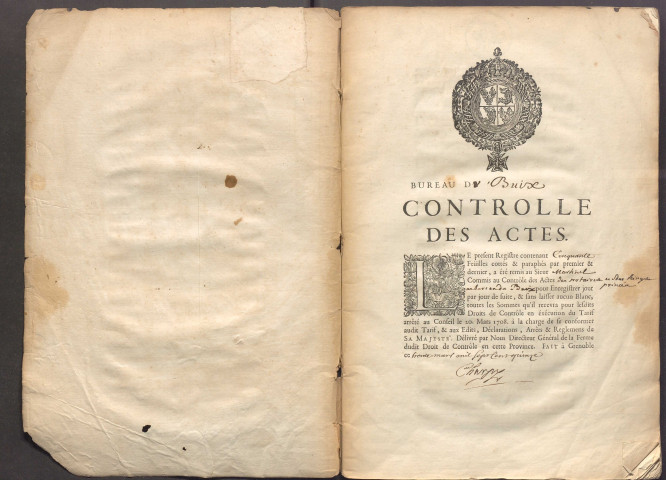 27 avril 1716-5 août 1718