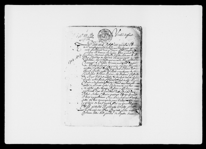 23 janvier 1704-28 février 1707