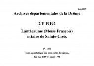 1er mai 1789-17 mars 1791