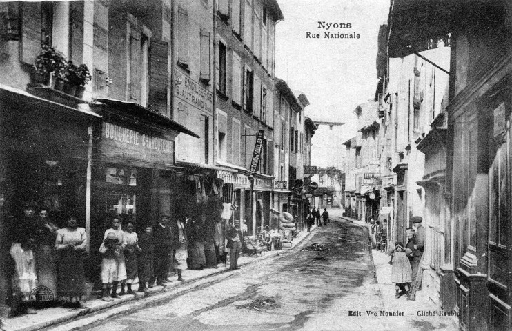 L'actuelle rue des Déportés.