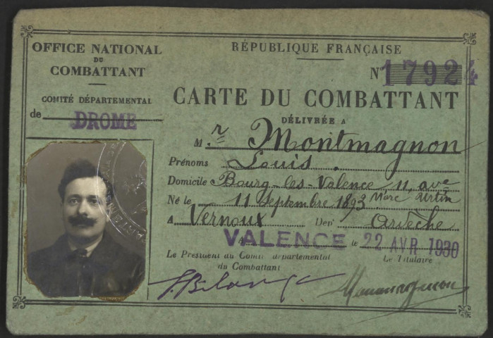 Montmagnon, Louis Auguste