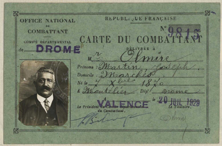 Olmire, Martin Joseph