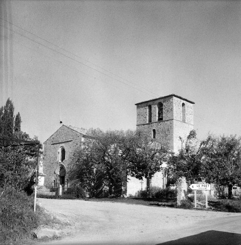 Sainte-Jalle. - L'église Notre-Dame de Beauvert.