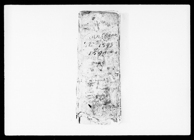 3 janvier 1593-14 avril 1594