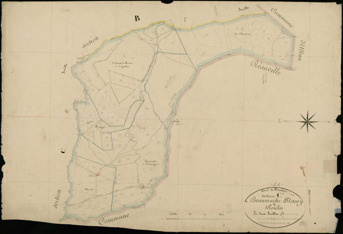 Section C1, Beaumache, Plaury et Moulin (le).