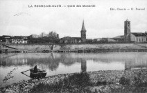 Le village vu de Glun (Ardèche).
