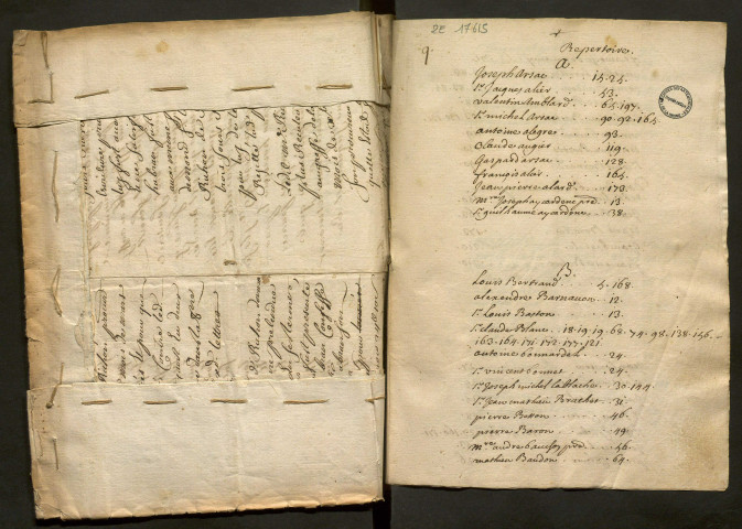 29 janvier 1722-15 novembre 1723