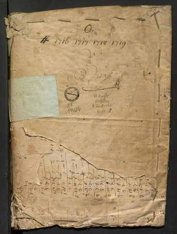 27 décembre 1716-13 juin 1719