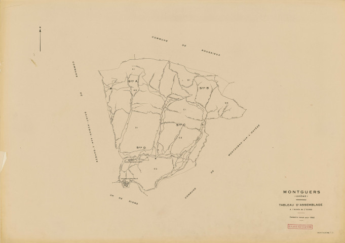 Tableau d'assemblage. 1956.