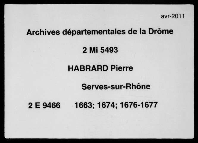 8 août 1663-22 février 1677