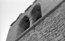 Marsanne. - Détail du clocher de l'ancienne église Saint-Félix.